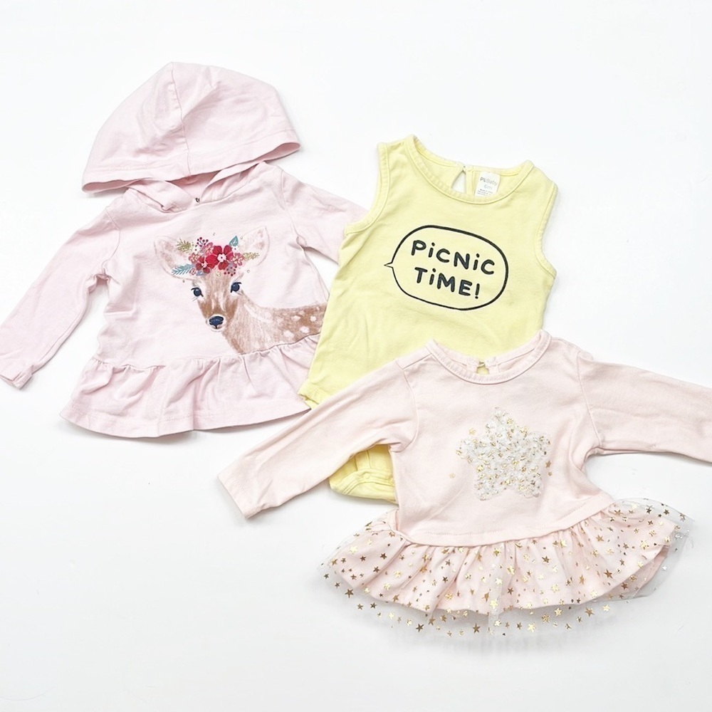 Carter's/PL Baby/Baby Essentials baby girls one pieces